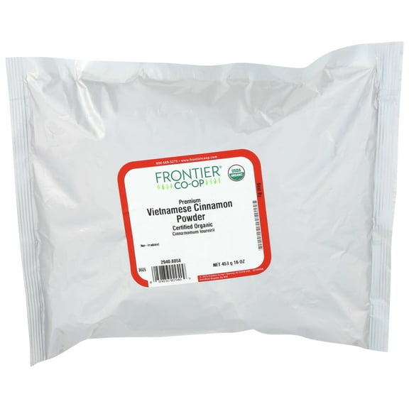 Frontier Herb Organic Cinnamon Vietnamese Powder Seasoning, 1 Pound