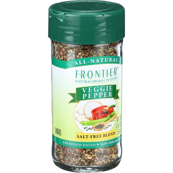 Frontier Herb Veggie Pepper Seasoning Blend, 1.90 Oz