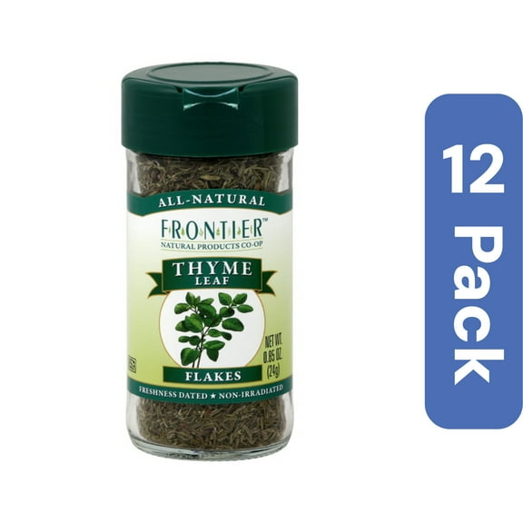 Frontier Herbs Thyme Leaf Bottle 0.85 oz (Pack of 12)