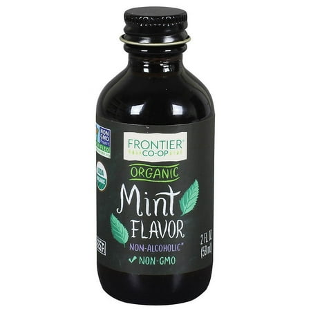 Frontier Mint Flavor, Certified Organic, 2 Oz