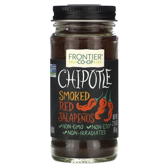 Frontier Natural Products Chipotle Smoked Red Jalapenos 2.15 oz Pack of 3