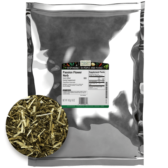 Frontier Co-op Passion Flower Herb, Cut & Sifted, 16 oz. Bag