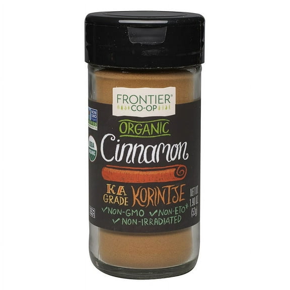 Frontier Organic Cinnamon Ground, 1.9 Oz Container