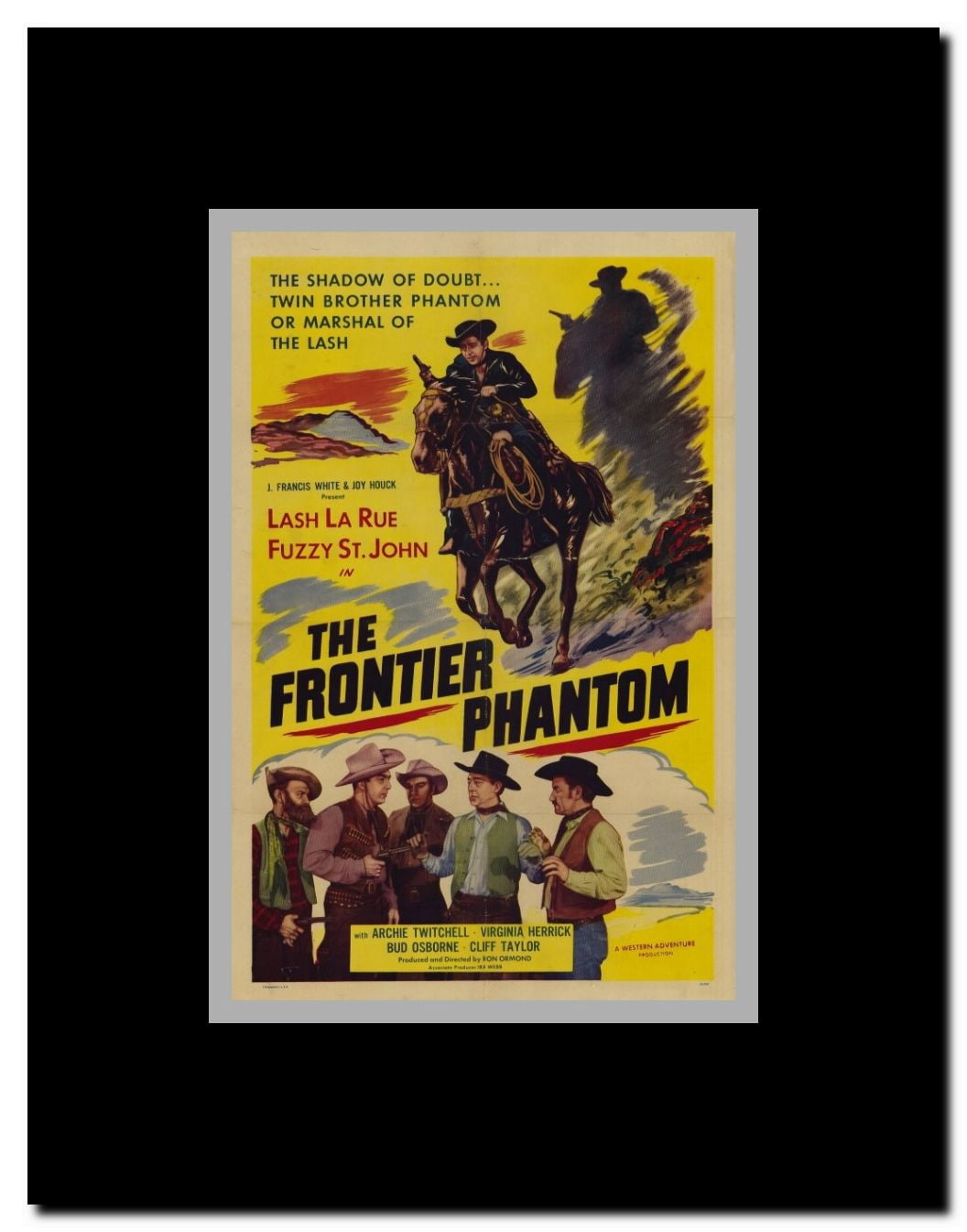 Frontier Phantom Framed Movie Poster