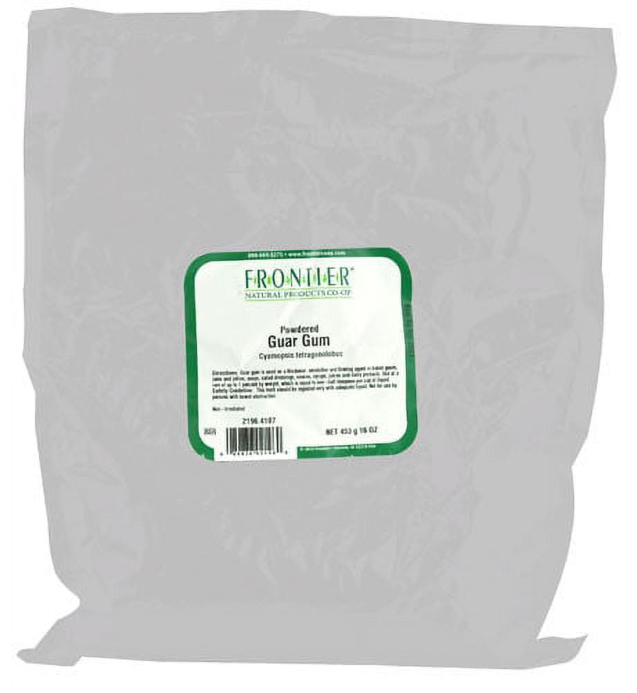 Frontier, Powdered Guar Gum, 16 Oz