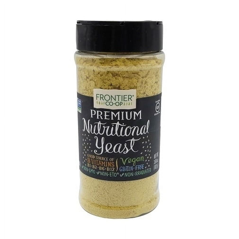 Frontier Premium Nutritional Yeast, 3.6 oz Bottle, Umami Flavor