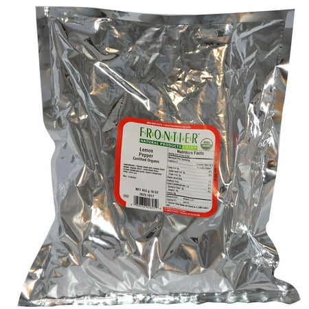 Frontier Seasoning Blend, Lemon Pepper, 16 Oz