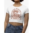 thumbnail image 1 of Frontier Snake Graphic Tee Crop Tee Women's, 1 of 4