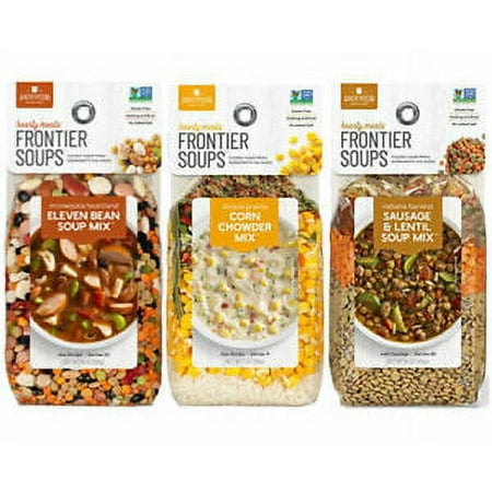 Frontier Soups 3 Pack Hearty Meals Sampler - Minnesota, Illinois & Indiana