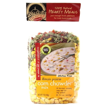 Frontier Soups Hearty Meals Illinois Prairie Corn Chowder, 7 oz Bags