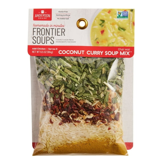 Frontier Soups Thai Wai Coconut Curry Soup Mix 6.5 oz.
