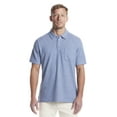 thumbnail image 1 of Frontier Threads Men's Short Sleeve Textured Microstripe Waffle Polo Shirt, 1 of 5