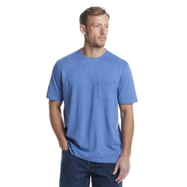 Frontier Threads Men's Sueded Jersey Crew Neck Shirt with Pocket