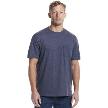 Frontier Threads Men's Sueded Jersey Crew Neck Shirt with Pocket