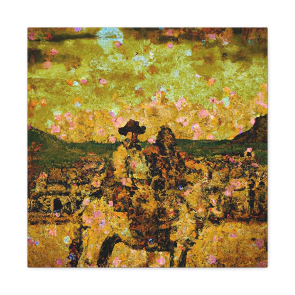 Frontier Town Points. - Canvas