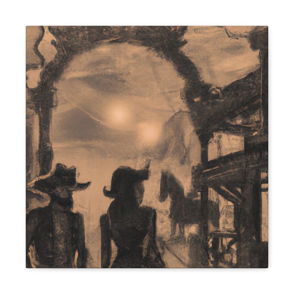 "Frontier Town Technomancy" - Canvas