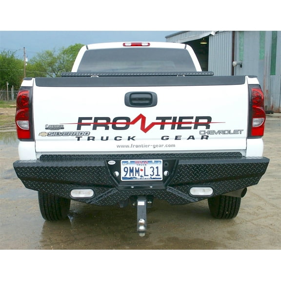 Frontier Truck Gear 100 29 9007 Diamond Rear Bumper Fits select: 1999-2007 CHEVROLET SILVERADO, 2002-2006 GMC NEW SIERRA