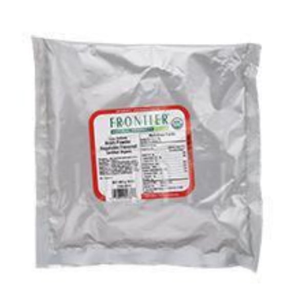 Frontier Herb Broth Powder - Organic - Vegetable - Low Sodium - Bulk - 1 lb