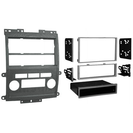 Metra - Dash Kit for Select 2009-2012 Nissan Frontier Xterra DIN DDIN - Gray