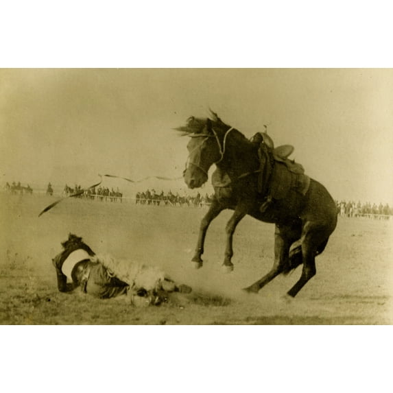 Frontiers Day Rodeo At Cheyenne Wyoming Poster Print (18 x 24)