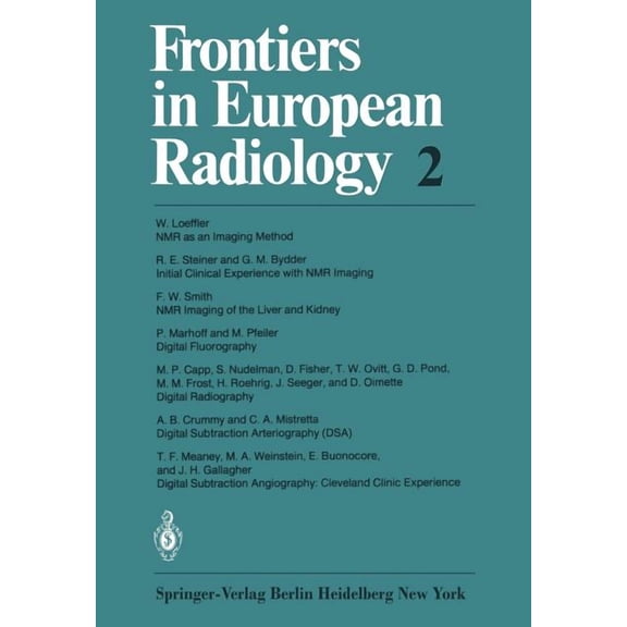 Frontiers in European Radiology Frontiers in European Radiology, Book 2, (Paperback)