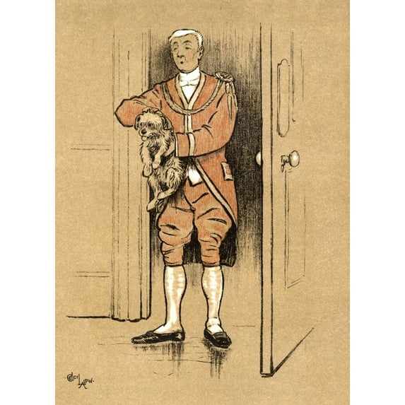 Frontispiece Illustration By Cecil Aldin The Snob Poster Print By Mary Evans Picture Library