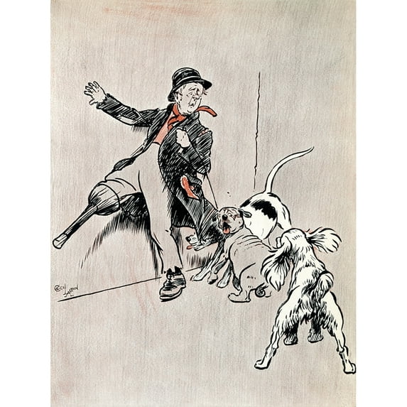 Frontispiece Illustration, The Dogs Of War Poster Print By Mary Evans Picture Library (18 X 24)