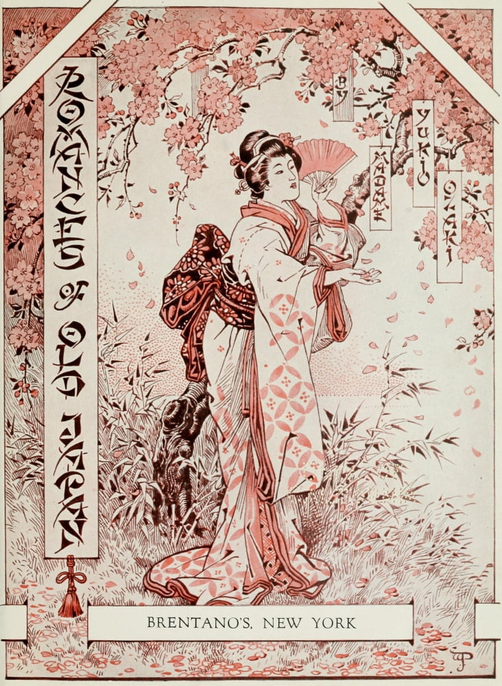 Frontispiece Romances of Old Japan 1920 Canvas Art - Yukio Ozaki (24 x 36)