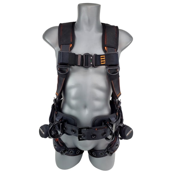 Frontline 110CTB-XL/2X Combat Lite Full Body Harness all Aluminum Hardware and Suspension Trauma Straps