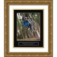 thumbnail image 1 of Frontline 12x14 Gold Ornate Wood Framed with Double Matting Museum Art Print Titled - Persistence - Dirt Bike, 1 of 4