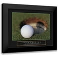thumbnail image 1 of Frontline 14x12 Black Modern Framed Museum Art Print Titled - Frustration:golf, 1 of 5