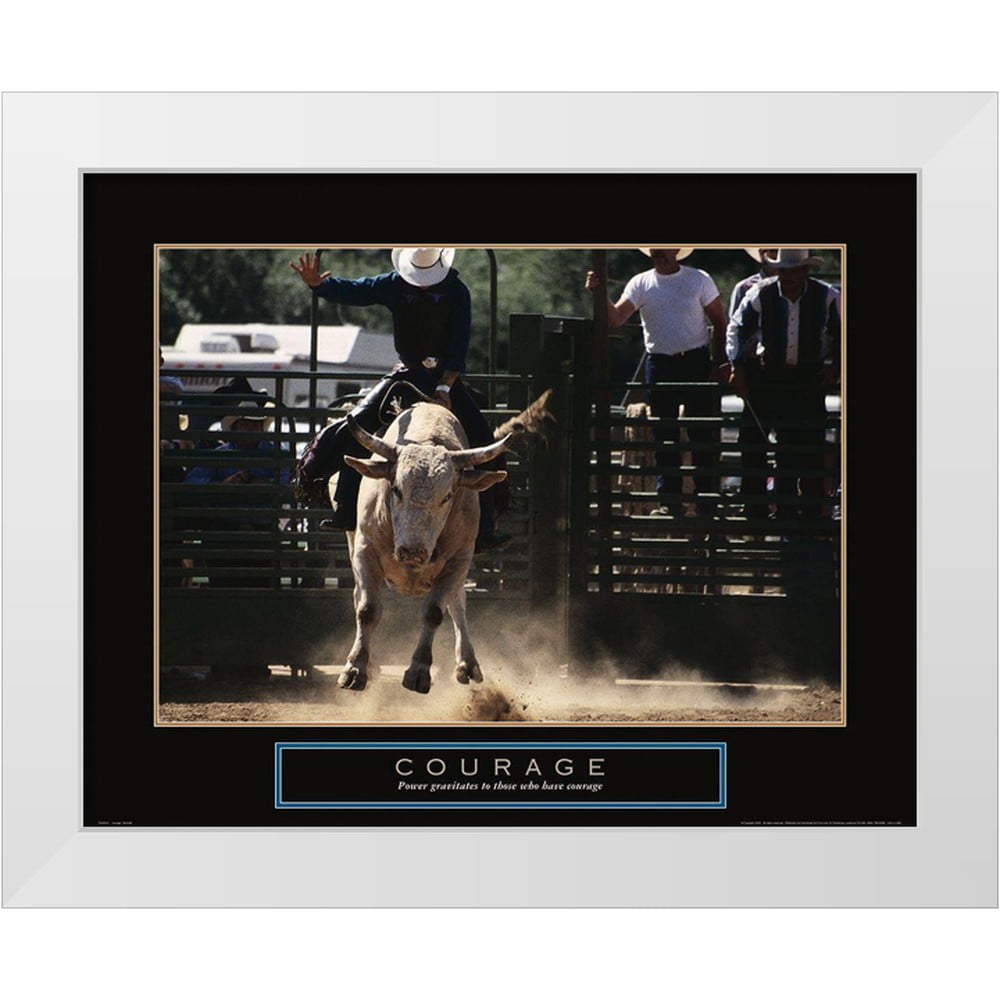 Frontline 14x12 White Modern Wood Framed Museum Art Print Titled ...