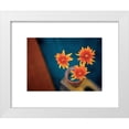 thumbnail image 1 of Frontline 14x12 White Modern Wood Framed Museum Art Print Titled - Orange Mums, 1 of 4