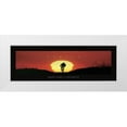 thumbnail image 1 of Frontline 14x7 White Modern Wood Framed Museum Art Print Titled - Aspire - Sun, 1 of 4