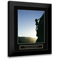 thumbnail image 1 of Frontline 15x18 Black Modern Framed Museum Art Print Titled - Achievement - Female Climber, 1 of 5
