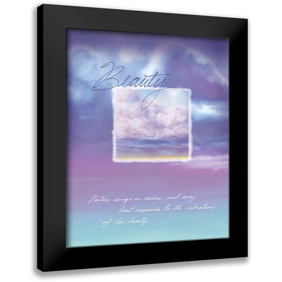 Frontline 15x18 Black Modern Framed Museum Art Print Titled - Beauty Inspirational
