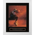 thumbnail image 1 of Frontline 15x18 White Modern Wood Framed Museum Art Print Titled - Excellence - Basketball, 1 of 4