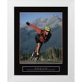 thumbnail image 1 of Frontline 15x18 White Modern Wood Framed Museum Art Print Titled - Focus - Inline Skater, 1 of 4