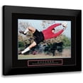 thumbnail image 1 of Frontline 18x15 Black Modern Framed Museum Art Print Titled - Success - Soccer Save, 1 of 5