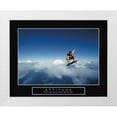 thumbnail image 1 of Frontline 18x15 White Modern Wood Framed Museum Art Print Titled - Attitude - Skateboarder, 1 of 4