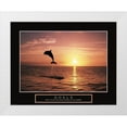 thumbnail image 1 of Frontline 18x15 White Modern Wood Framed Museum Art Print Titled - Goals - Dolphin, 1 of 4