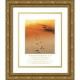 thumbnail image 1 of Frontline 20x24 Gold Ornate Wood Framed with Double Matting Museum Art Print Titled - Footprints in the Sand, 1 of 4