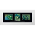 thumbnail image 1 of Frontline 24x11 White Modern Wood Framed Museum Art Print Titled - Golf Triptych, 1 of 4