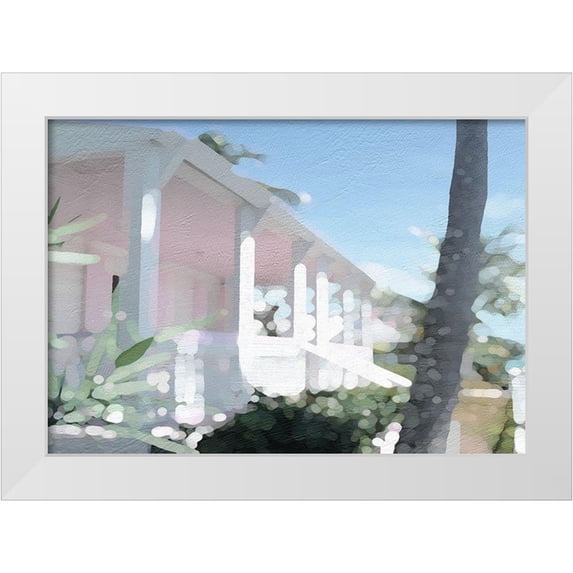 Frontline 24x18 White Modern Wood Framed Museum Art Print Titled - High Summer