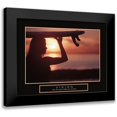 thumbnail image 1 of Frontline 24x20 Black Modern Framed Museum Art Print Titled - Vision - Female Surfer, 1 of 5