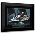 thumbnail image 1 of Frontline 24x20 Black Modern Framed Museum Art Print Titled - Working Together - Sailing, 1 of 5