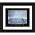 thumbnail image 1 of Frontline 24x20 Black Ornate Wood Framed with Double Matting Museum Art Print Titled - Commitment - Fisherman, 1 of 4