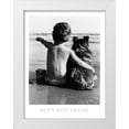 thumbnail image 1 of Frontline 25x32 White Modern Wood Framed Museum Art Print Titled - Boys Best Friend, 1 of 4