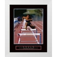thumbnail image 1 of Frontline 26x32 White Modern Wood Framed Museum Art Print Titled - Goals - Track Hurdle, 1 of 4