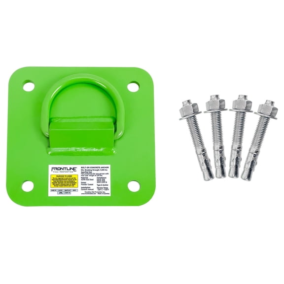 Frontline COP01 Concrete and Steel D-Ring Reusable Anchor Plate